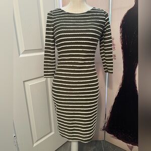 Grayson Fitted long sleeve Cotton Dress size S